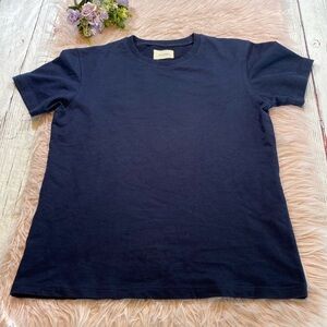 Basic Rights Mens Short Sleeve Navy Tee sz M